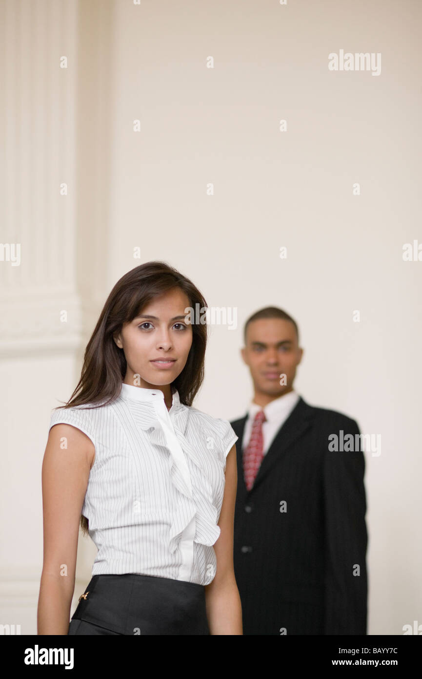 Business people standing together Stock Photo