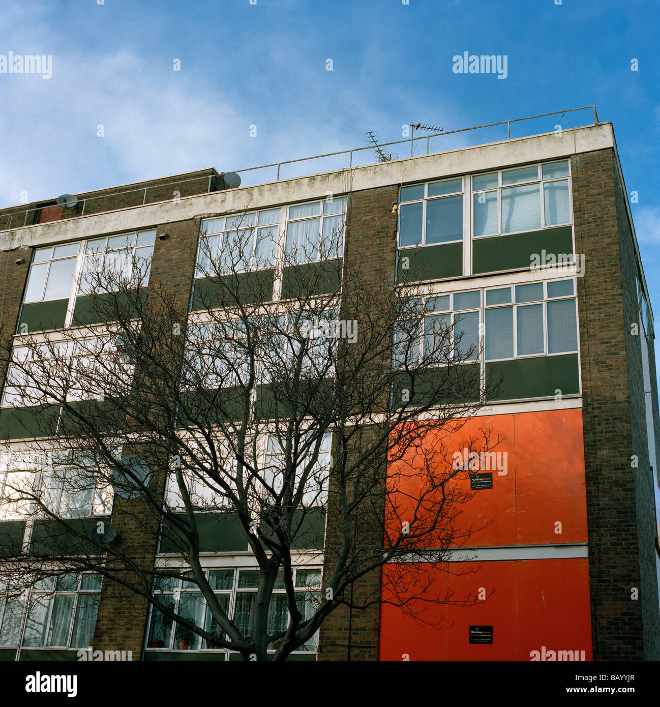 Condemned council flats on the Kingsland Estate in Haggeston, Hackney