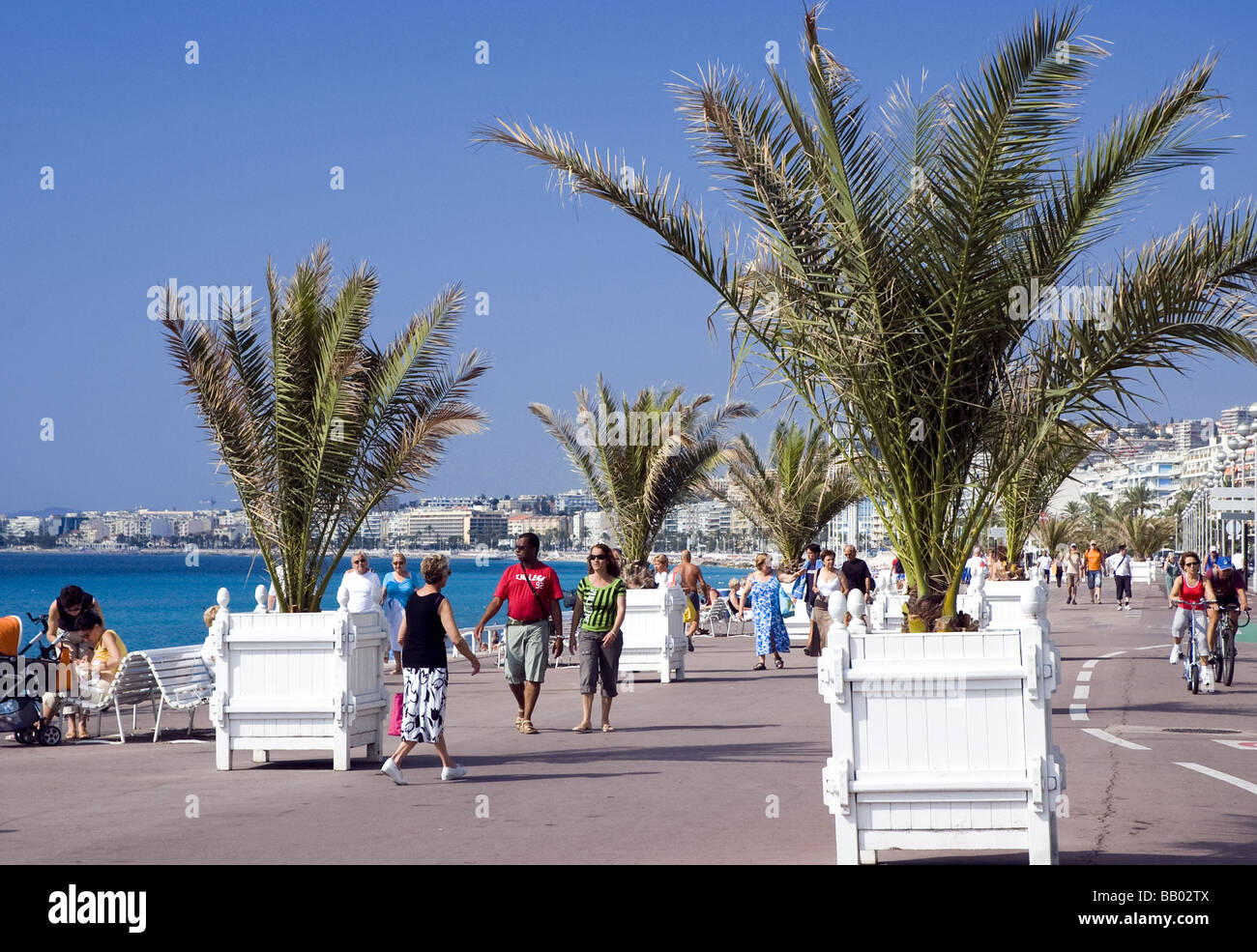 Nice, Promenade, Nice Stock Photo