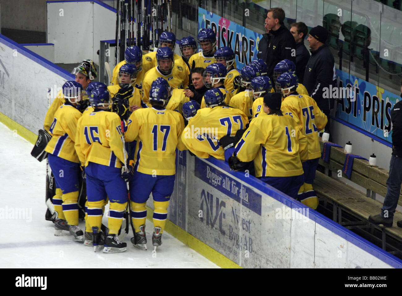 Swedish national ice hockey team hires stock photography and images