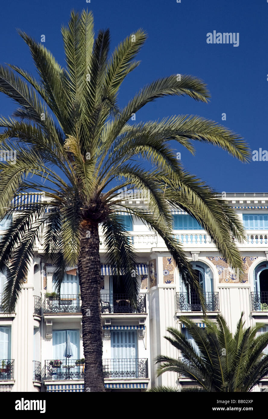 Apartments Along Promenade Des Anglais, Nice Stock Photo Alamy