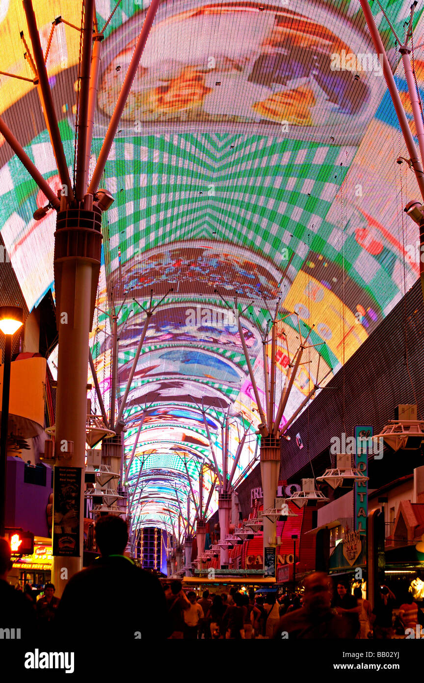 Fremont Street Experience Downtown Las Vegas Stock Photo - Alamy