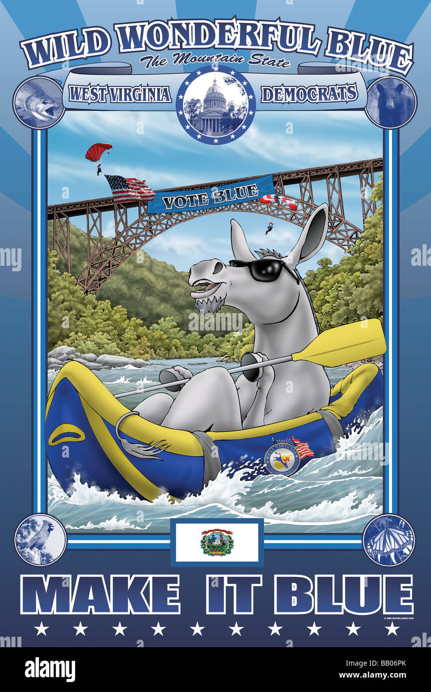 Wild Wonderful Blue West Virginia Stock Photo Alamy