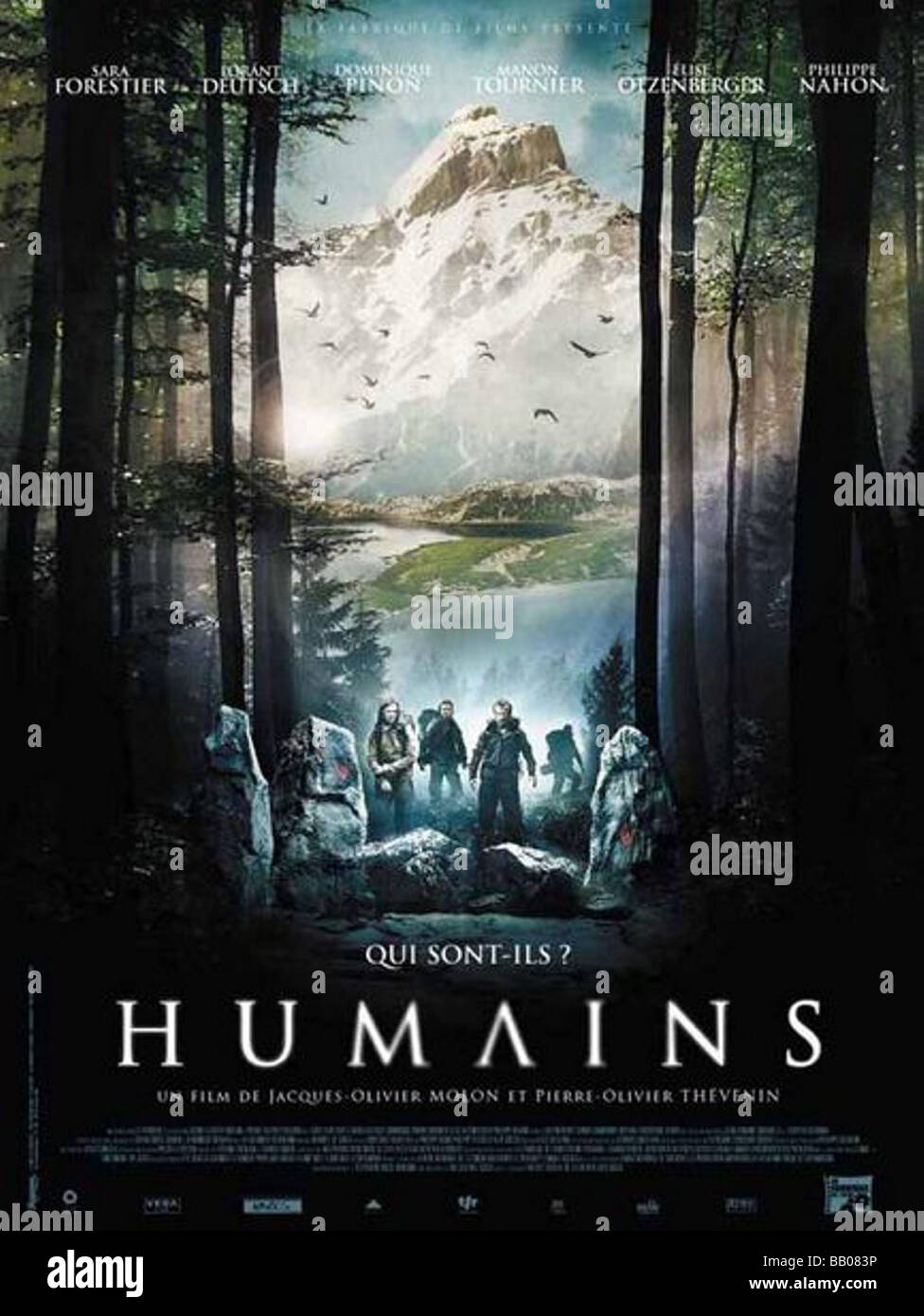 Humains Humans Year: 2009 France / Switzerland / Luxembourg Directors : Jacques-Olivier Molon, Pierre-Olivier Thévenin Movie poster (Fr) Stock Photo