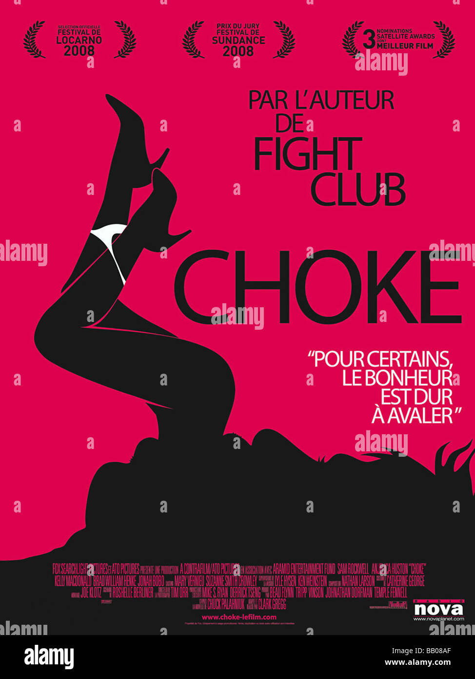 Choke Year: 2009 Director: Clark Gregg Movie Poster Stock Photo