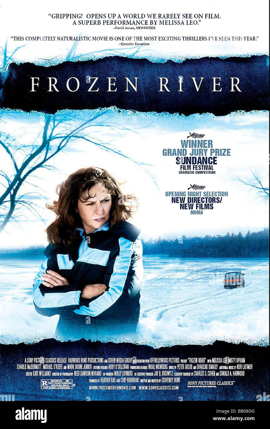 Frozen River Year 08 Director Courtney Hunt Melissa Leo Movie Poster Stock Photo Alamy