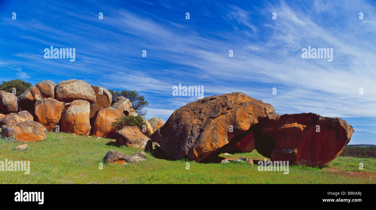 Tcharkuldu Rocks Minnipa South Australia Australia Stock Photo