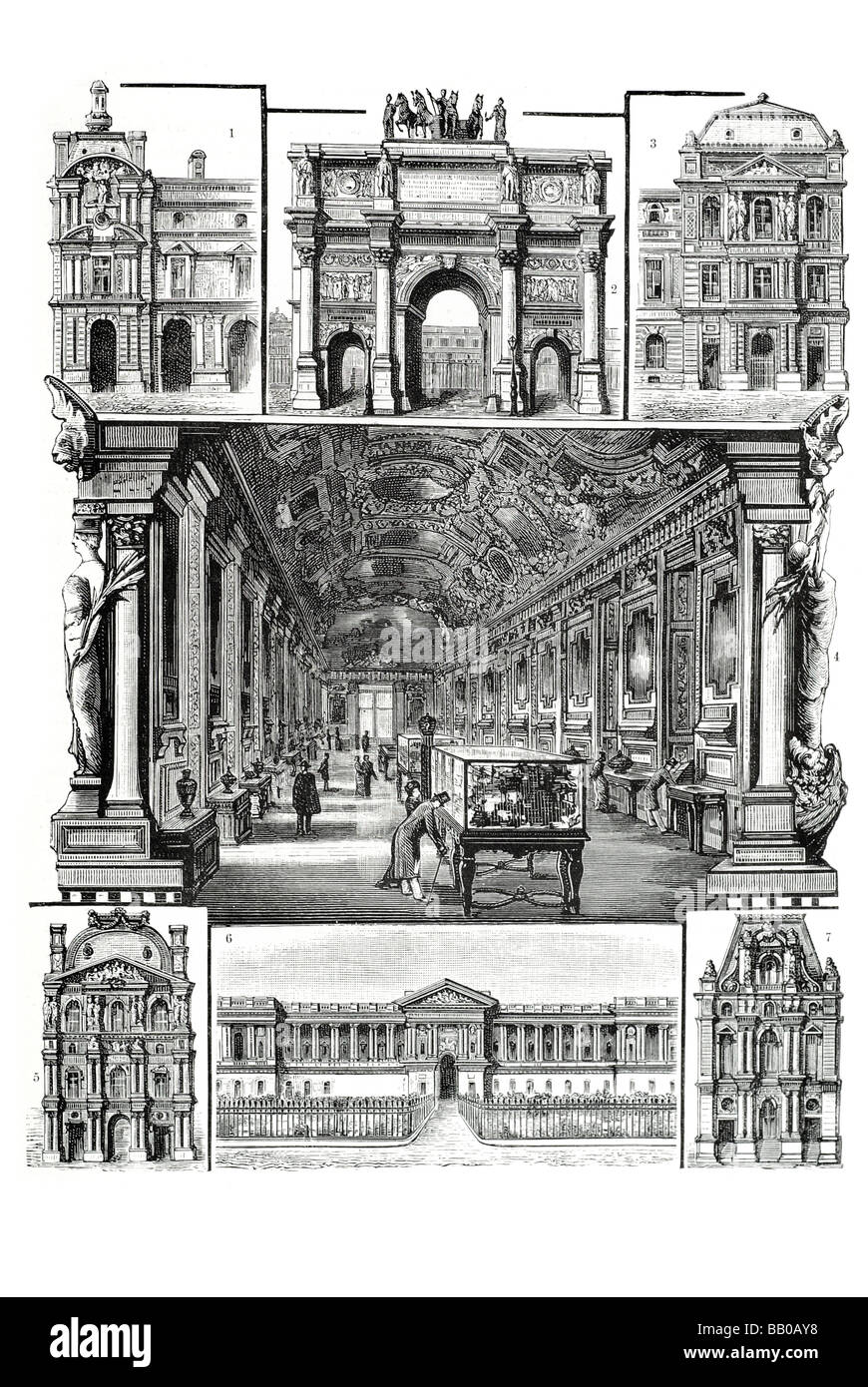 Louvre Musee Du Louvre Museum Historic Monument Paris France Central Landmark Palais Du Louvre Antique Sculpture Paintings 1890 Stock Photo Alamy Louvre Musee Du Louvre Museum Historic Monument Paris France Central Landmark Palais Du Louvre Antique Sculpture Paintings 1890 Stock Photo Alamy