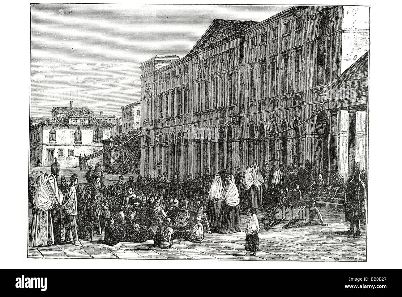 lagoon town hall chioggia Venice region northern Italy