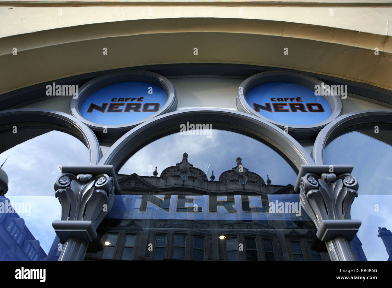 A Caffe Nero in the City of London Stock Photo Alamy