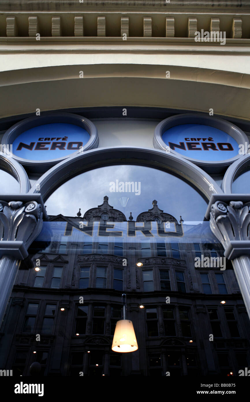 A Caffe Nero in the City of London Stock Photo