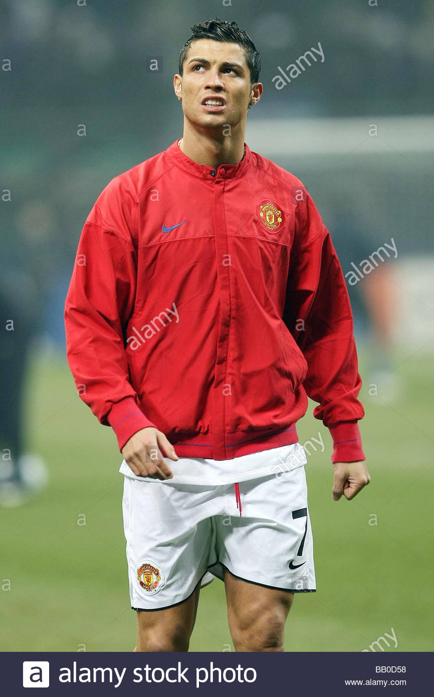 Cristiano Ronaldo Milano 09 Uefa Champions League Stock Photo Alamy