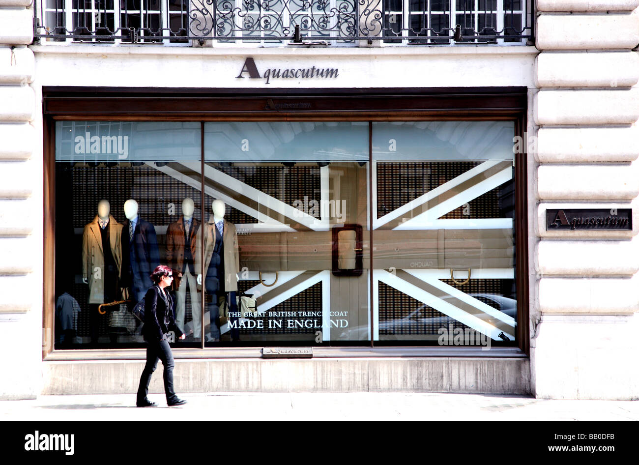 Aquascutum fashion store Regent Street London Stock Photo - Alamy