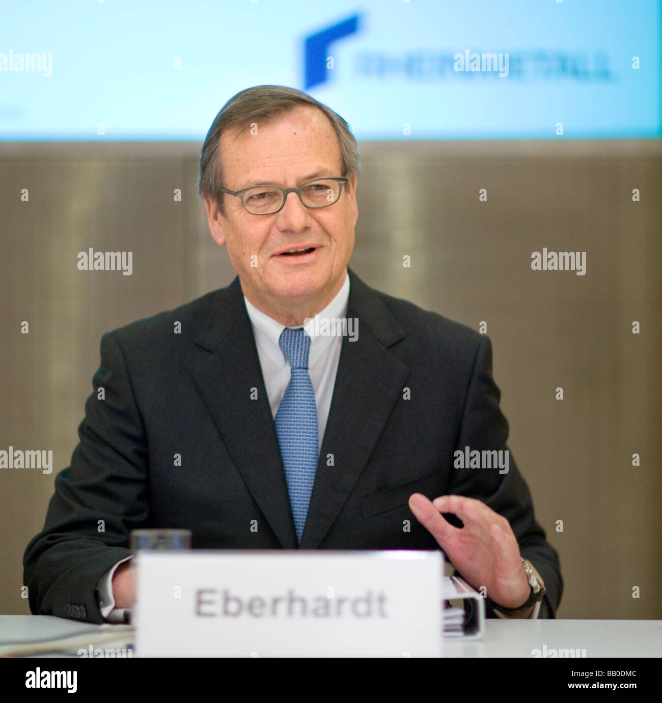 EBERHARDT CEO of Rheinmetall AG Stock Photo - Alamy