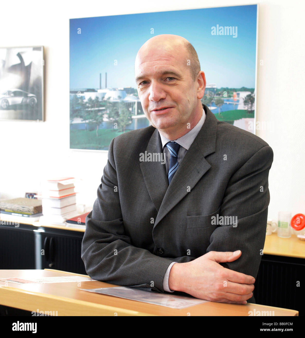 Bernd OSTERLOH Work council chairman of Volkswagen AG Wolfsburg Stock Photo