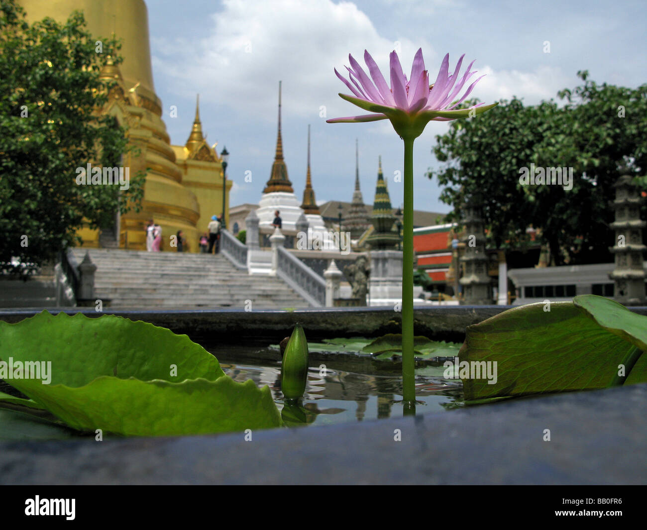 Wat Phra Kaeo Temple of the Emerald Buddha Grand Palace Bangkok Thailand Stock Photo