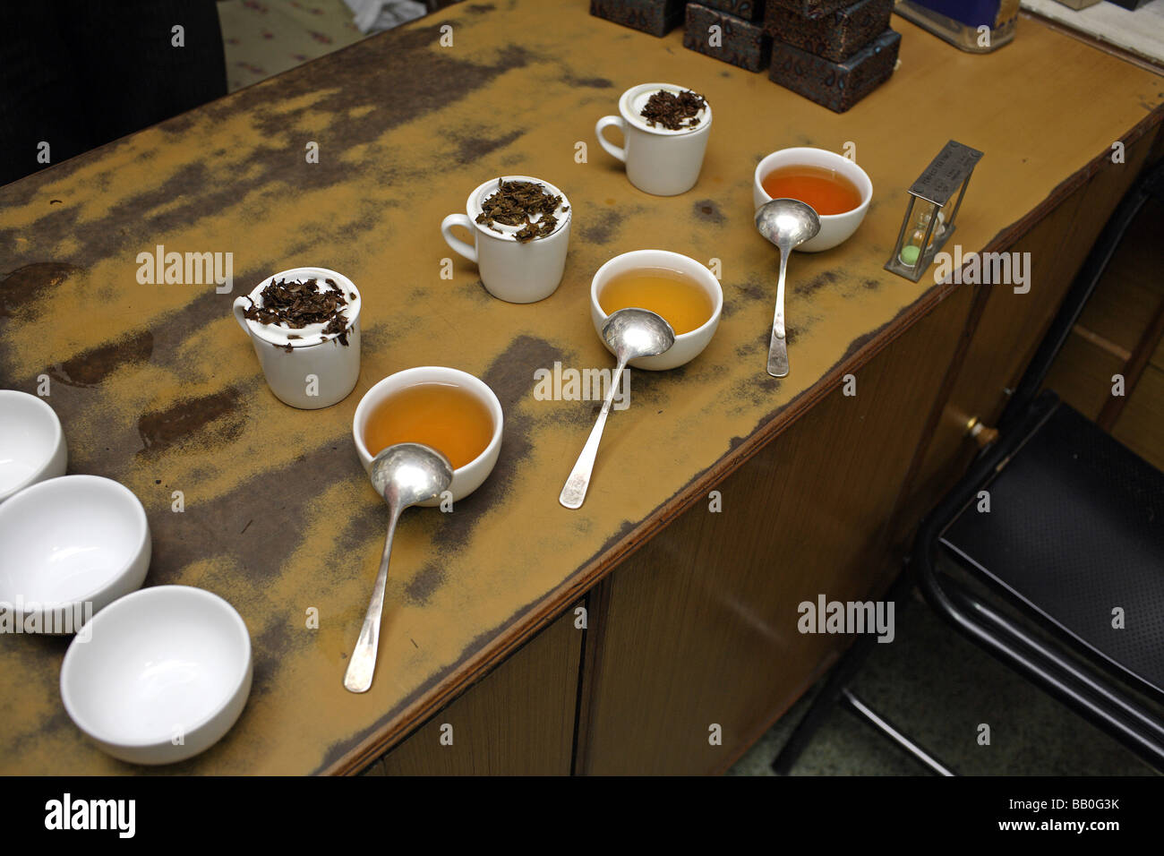 Tea shop New Delhi India Stock Photo