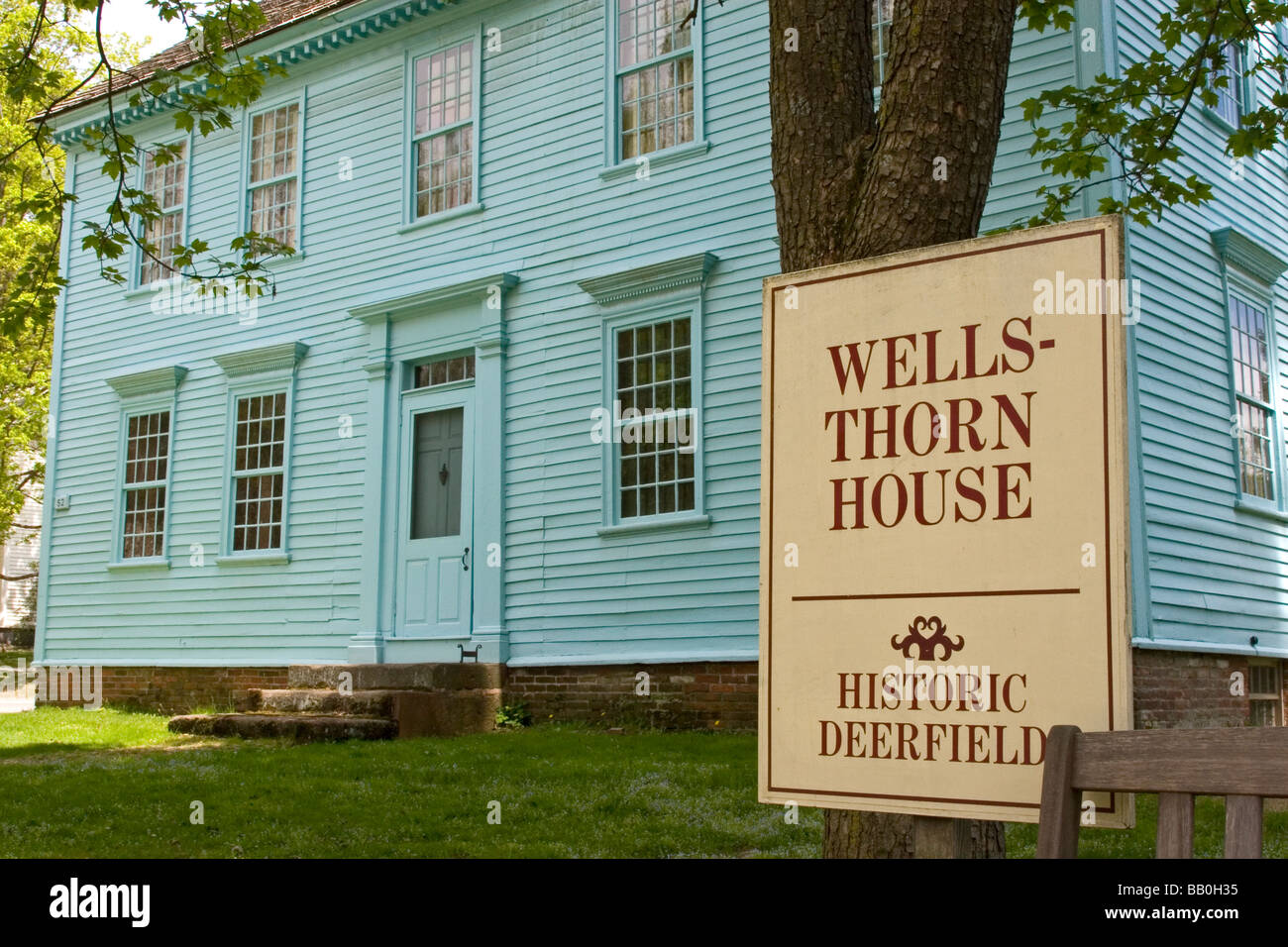 Old Deerfield, Massachusetts. Historic town Stock Photo Alamy
