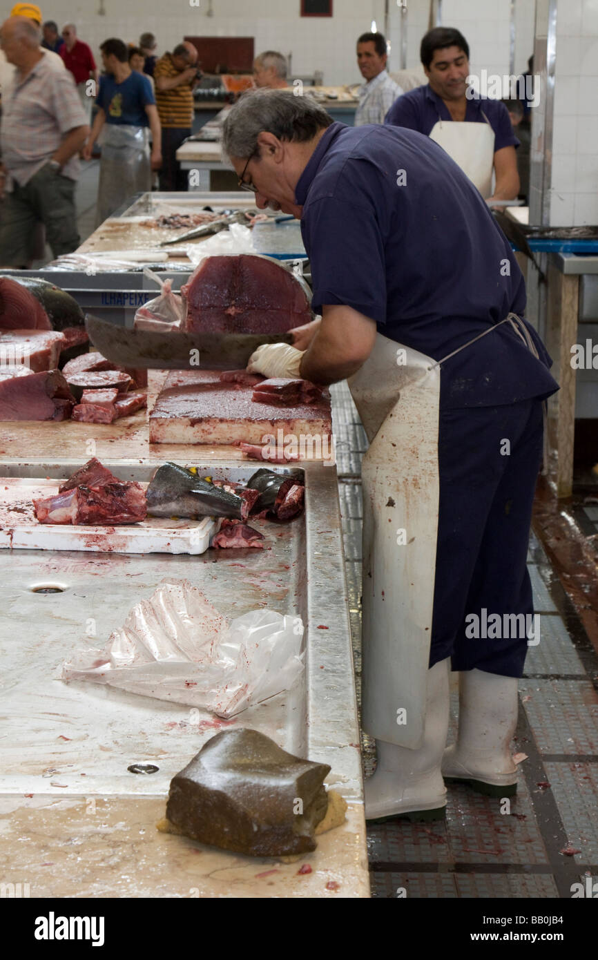 funchal madeira city portugal fish market sell buy portuguese island in