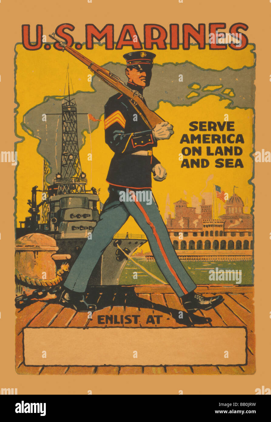 U.S. Marine Corps - Service on land and sea