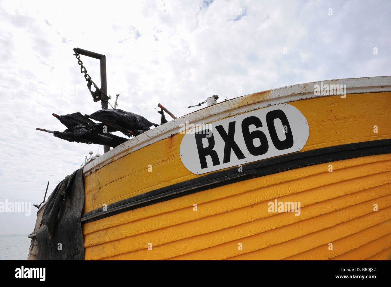 Fishing boats at Hastings, East Sussex, UK Stock Photo Alamy