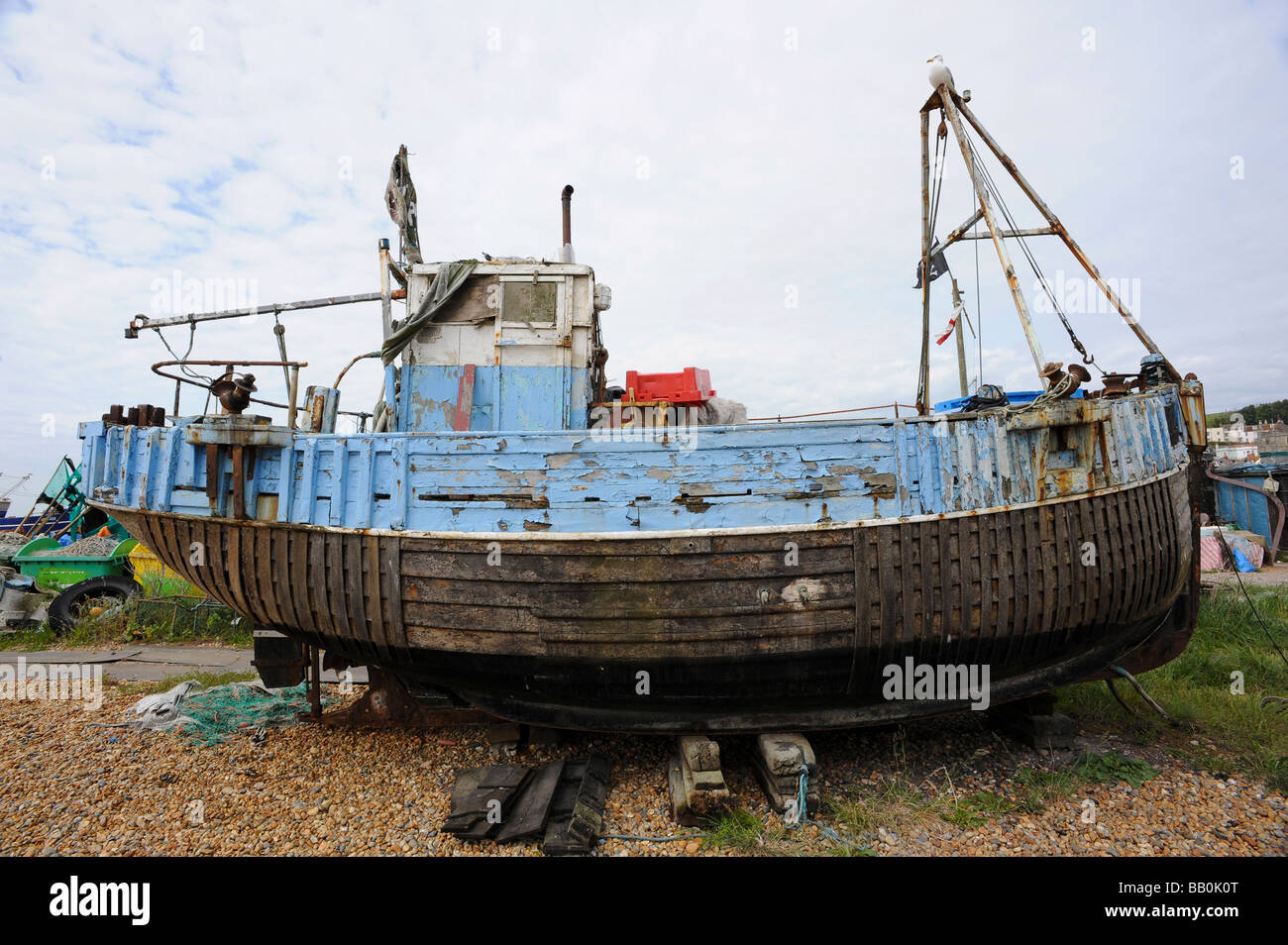 Fishing boats at Hastings, East Sussex, UK Stock Photo Alamy