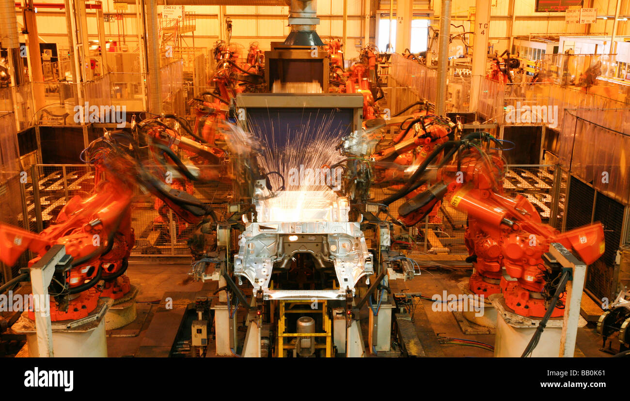 Land Rover Factory Solihull. Stock Photo