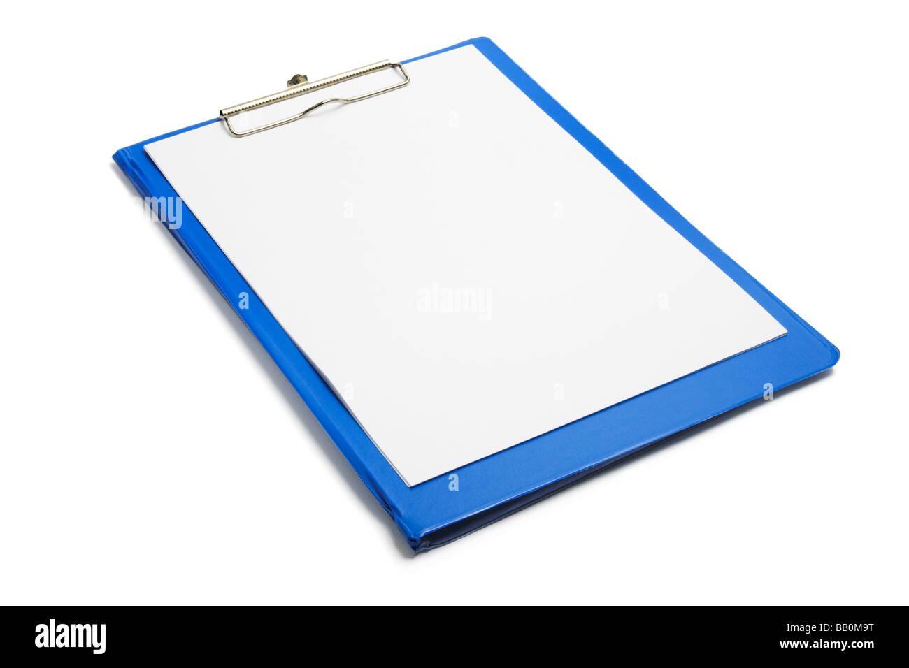 Clipboard with Blank Paper Stock Photo Alamy