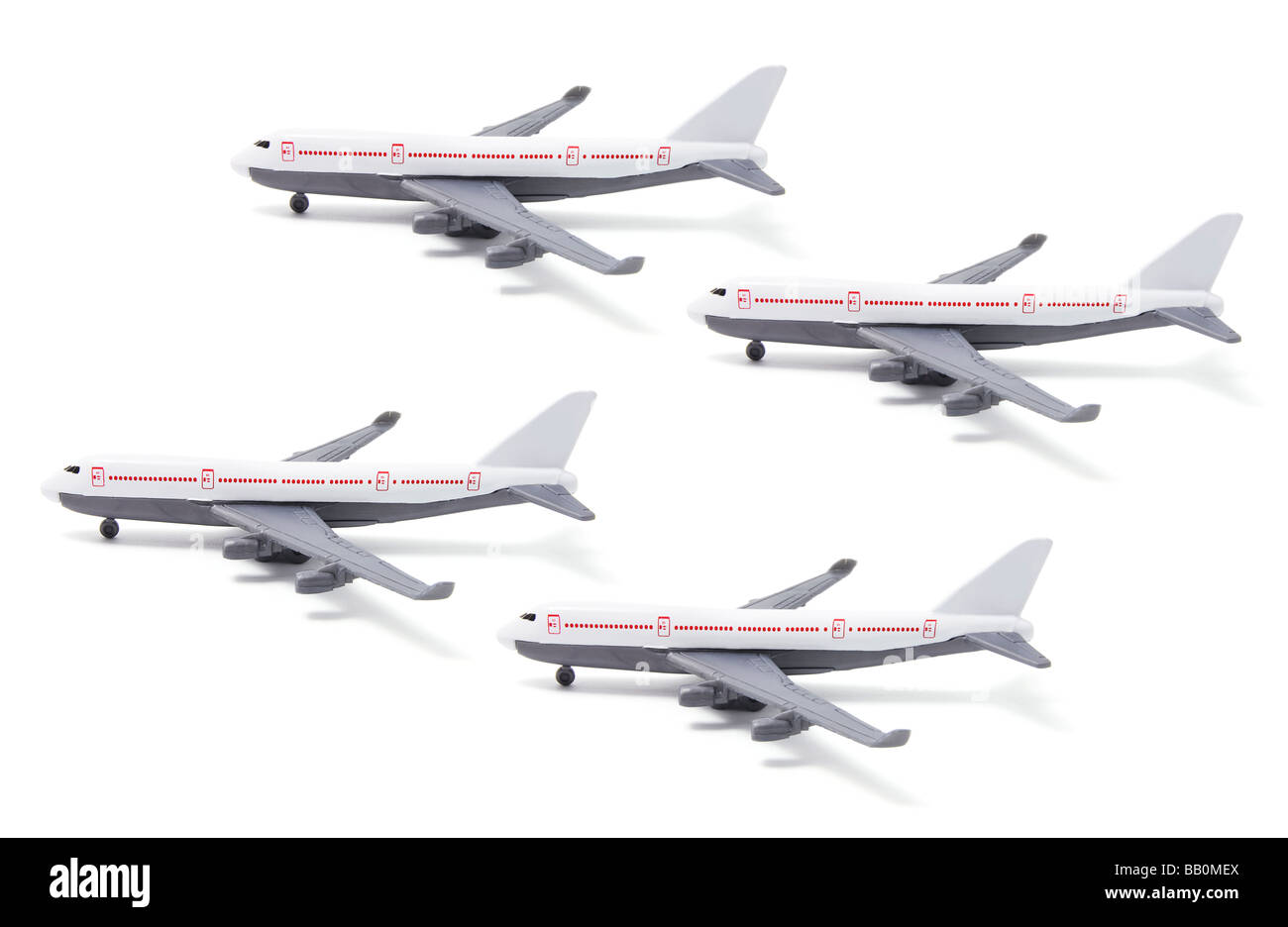 Plane Models Stock Photo