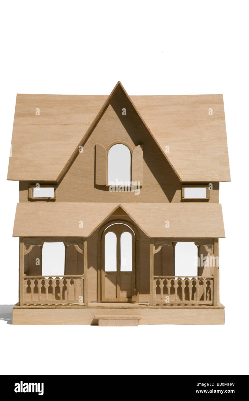 Model of two storey house Stock Photo - Alamy