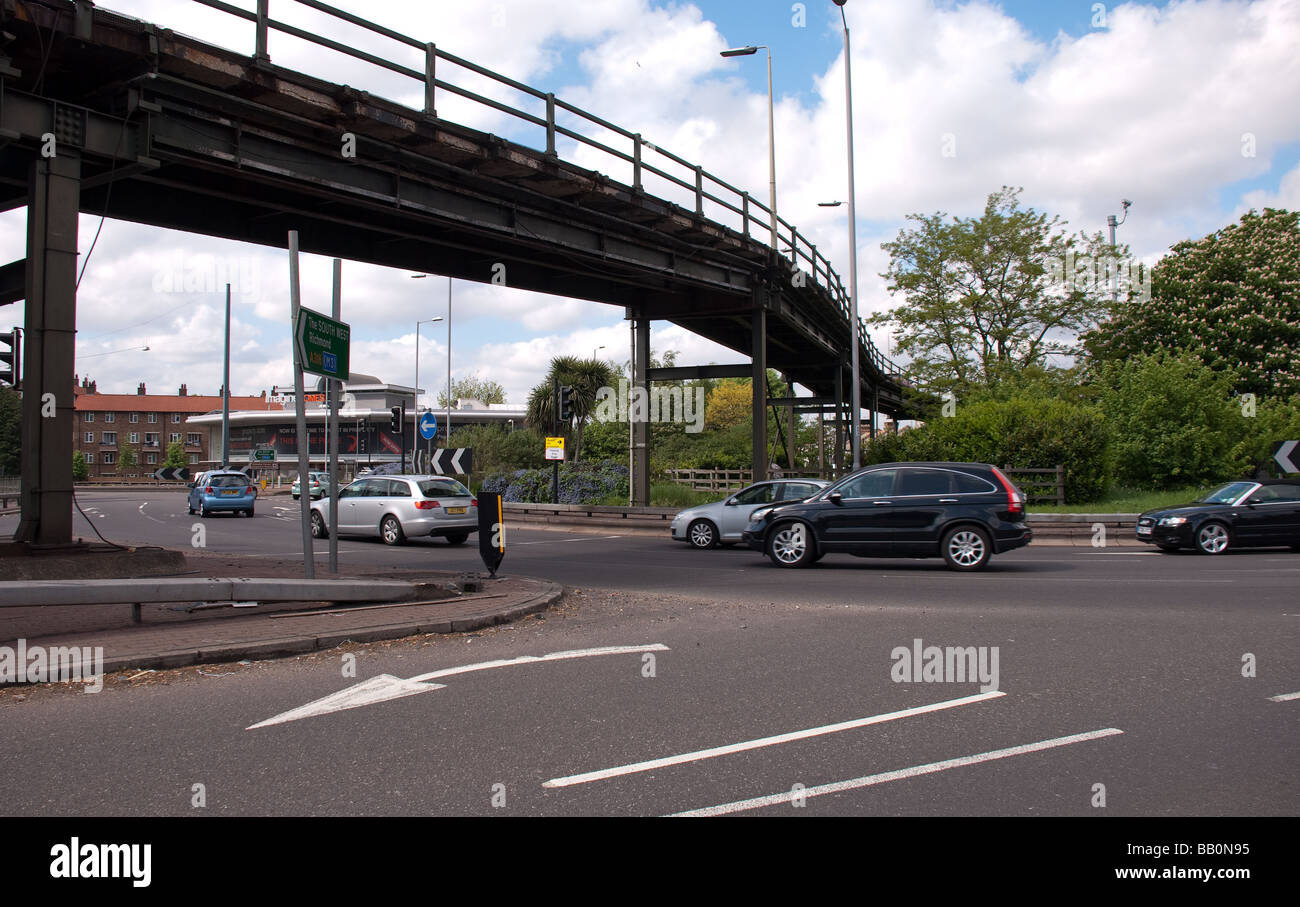 Hogarth Roundabout and Flyover, Chiswick Stock Photo