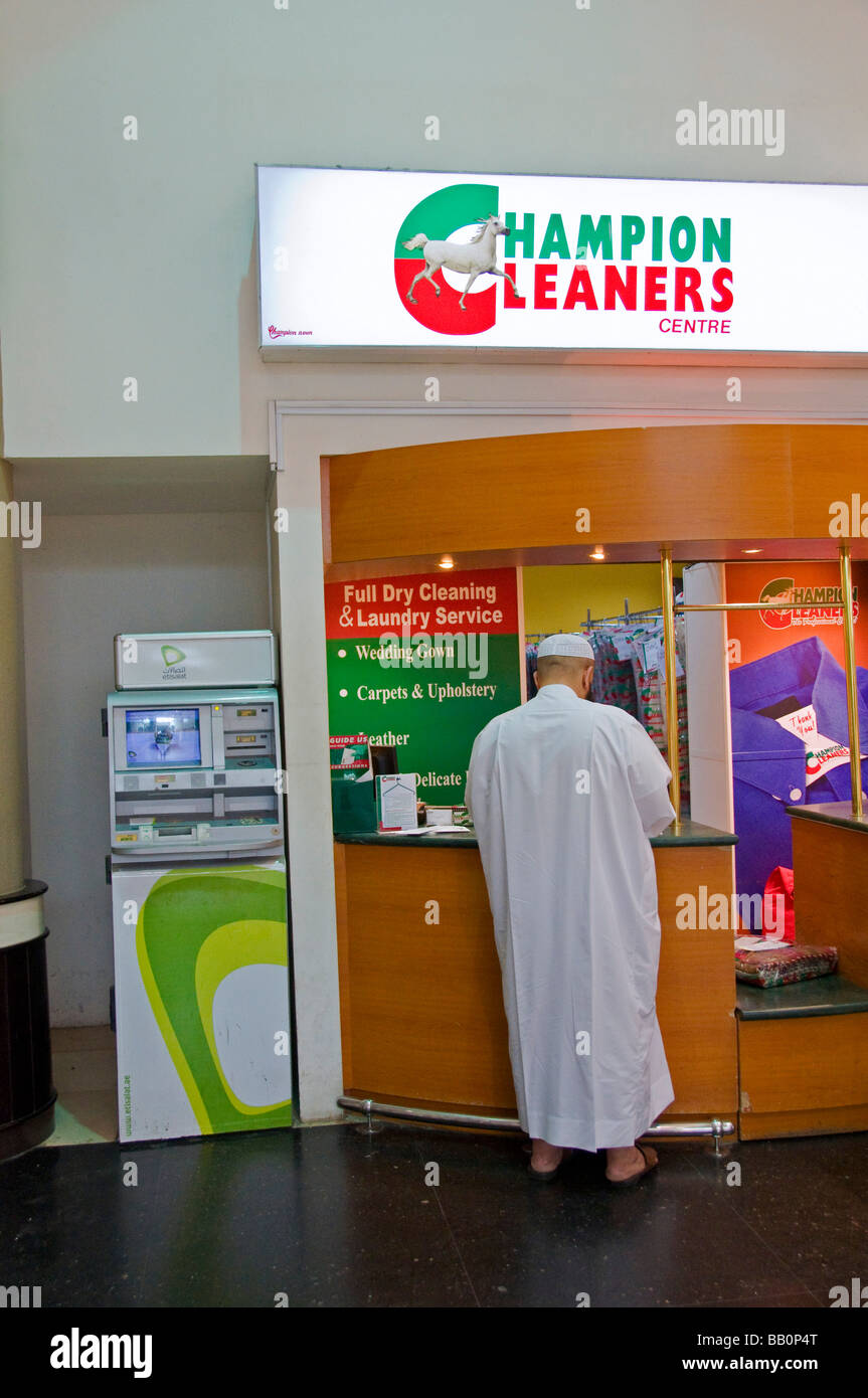 Dry cleaning shop Dubai Stock Photo Alamy