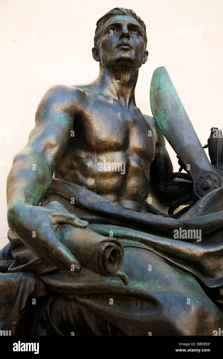 England West Midlands Birmingham City Statue in the grounds of the War