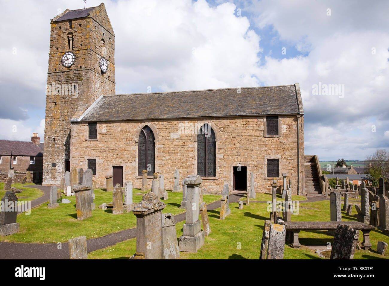 St Serf's Church, Dunning, Perth and Kinross, Scotland Stock Photo