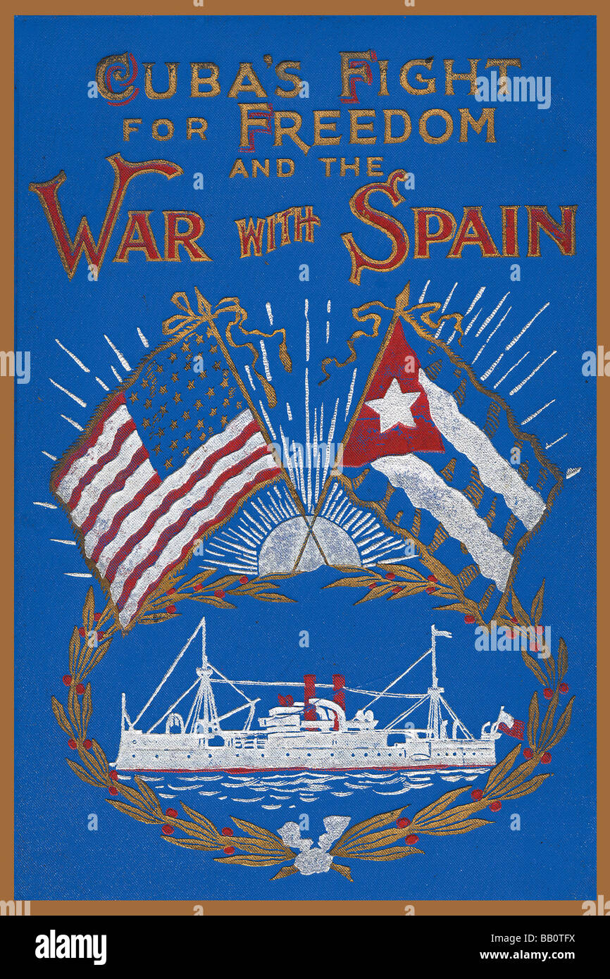 War With Spain Stock Photo