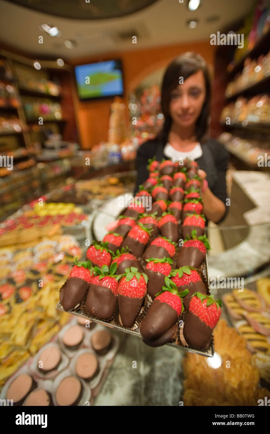 Chocolate shop. Venice, Italy Stock Photo Alamy