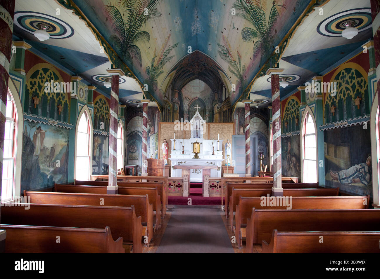 The Painted Church St Benedict's Roman Catholic Church Captain Cook Hawaii Stock Photo Alamy The Painted Church St Benedict's Roman Catholic Church Captain Cook Hawaii Stock Photo Alamy