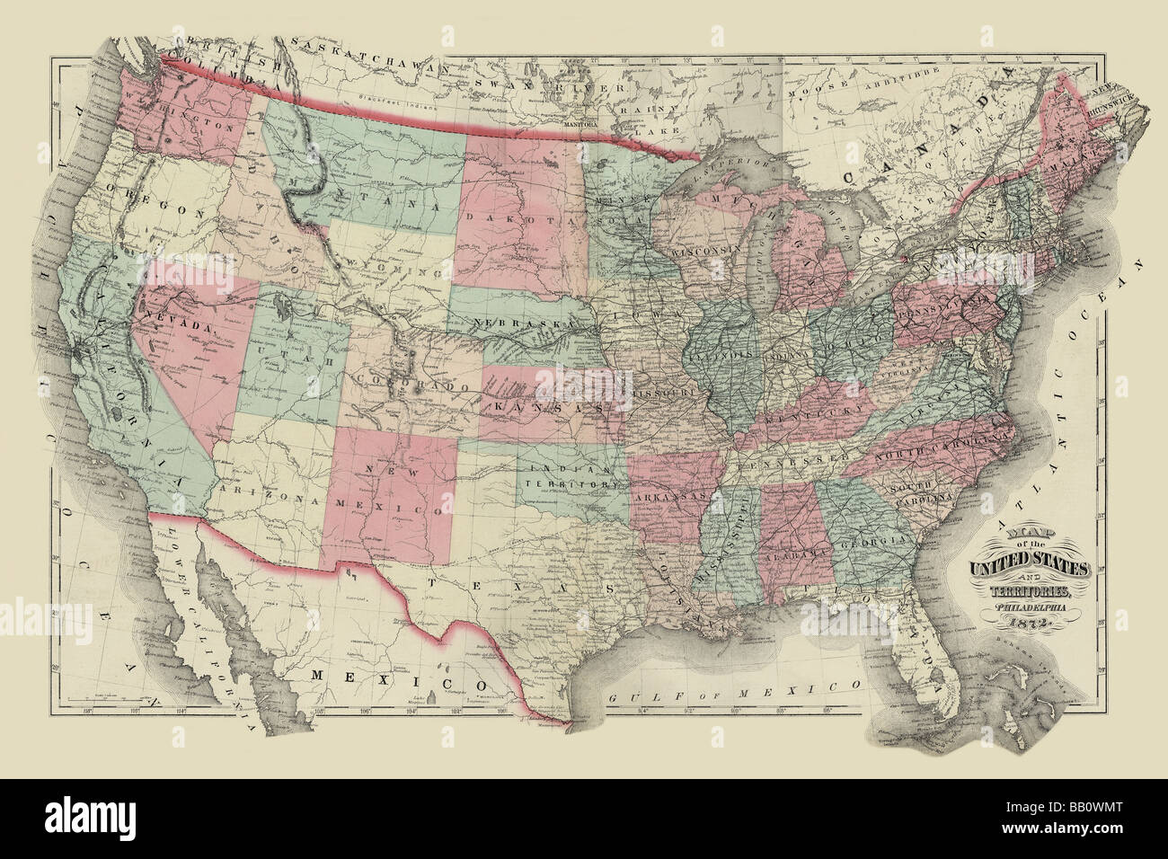 United states map hires stock photography and images Alamy