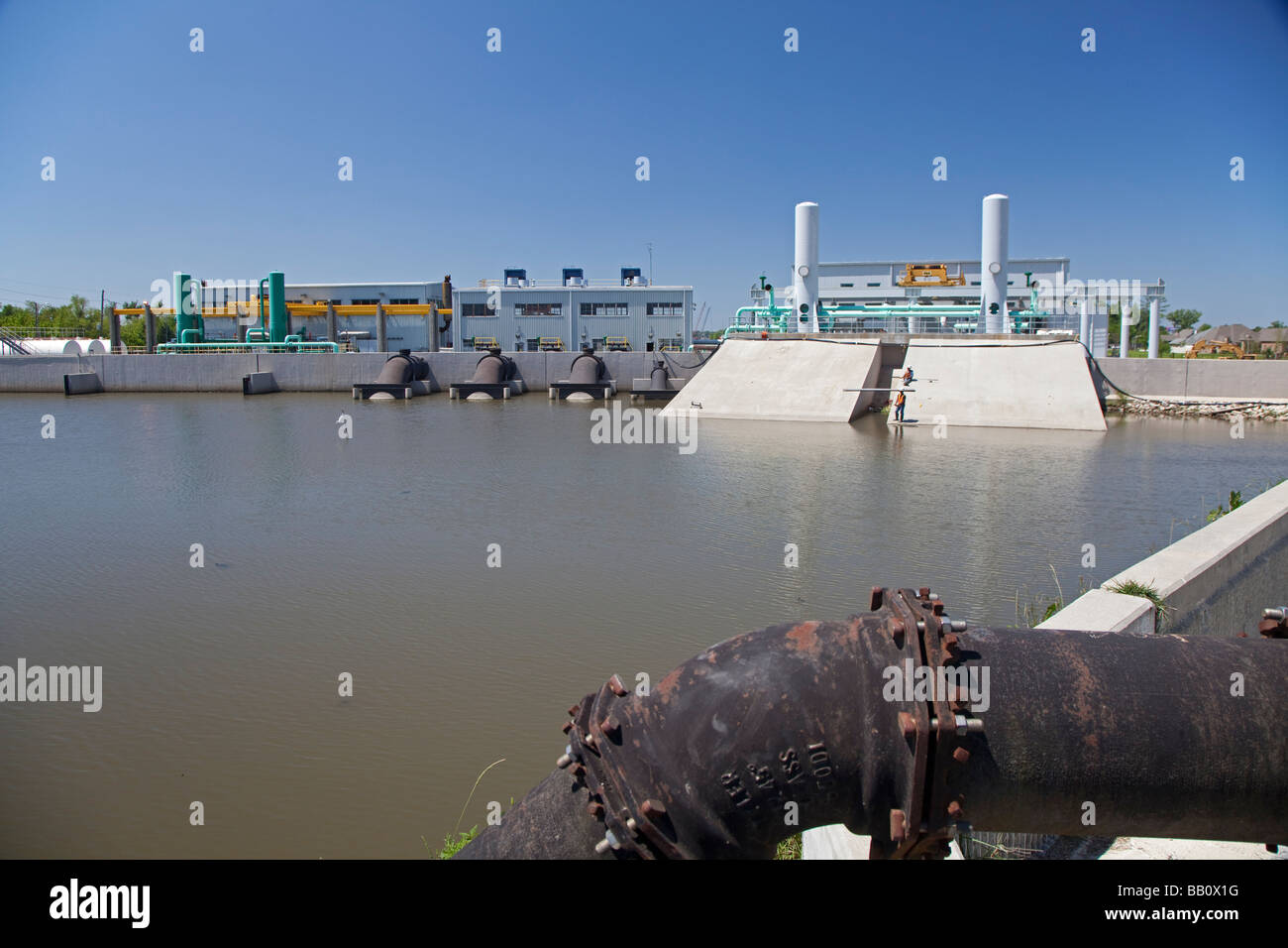 Harvey Louisiana A pumping station on the Harvey Canal which helps keep the New Orleans area
