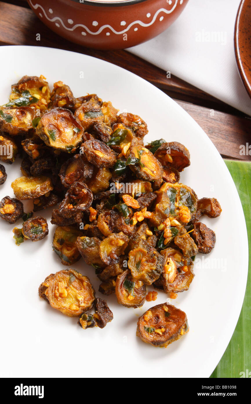 Bitter gourd fry is a dish from Tamil Nadu Stock Photo Alamy