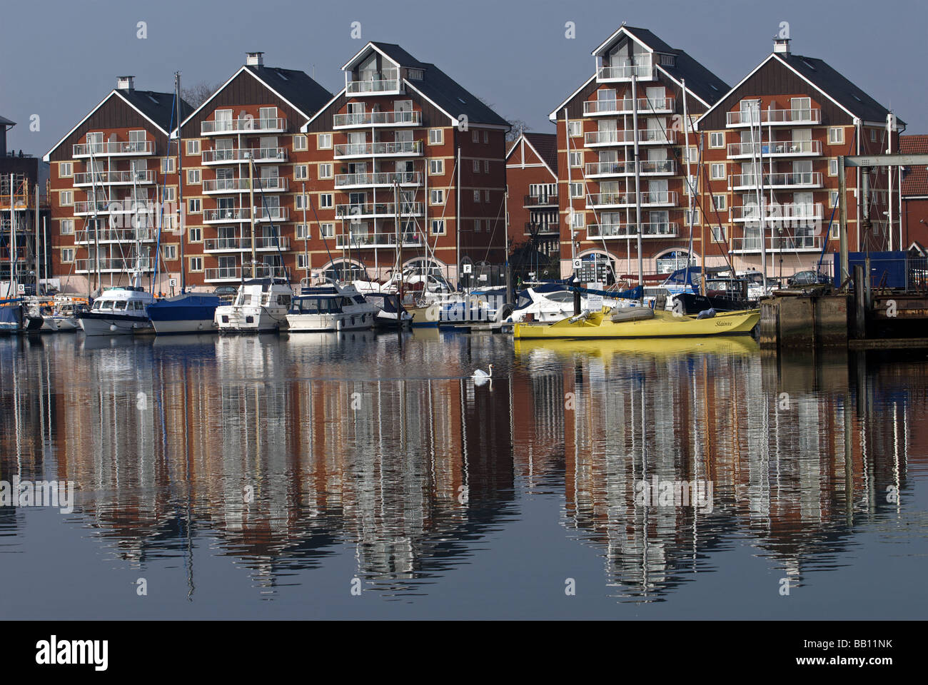 Bellway Homes luxury apartments built in 1999, Neptune Quay, Ipswich