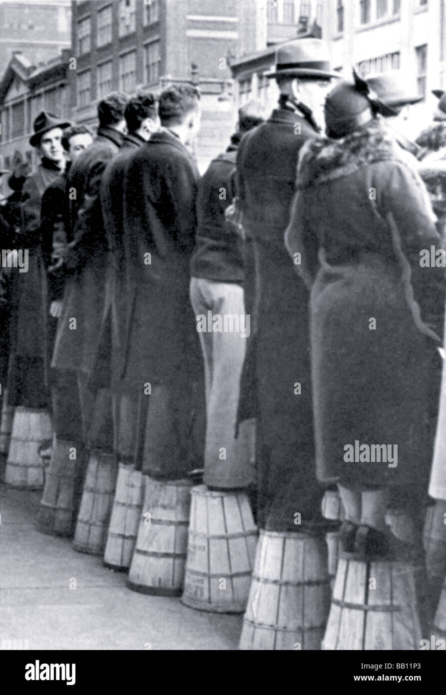 Bystanders On Barrels,Philadelphia,PA Stock Photo Alamy