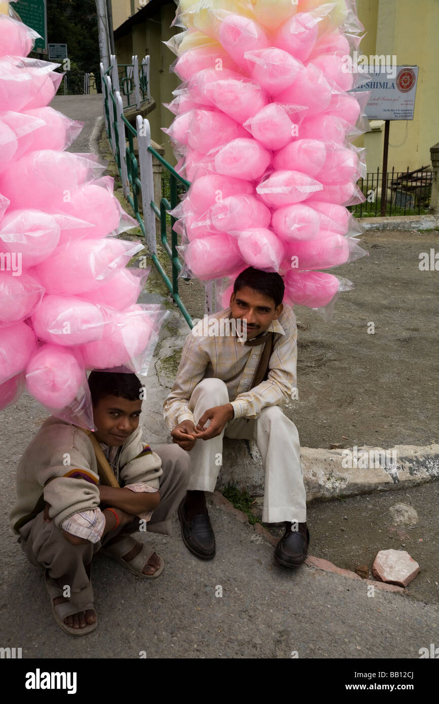 Candy floss sellers in Shimla. Himachal Pradesh. India Stock Photo Alamy