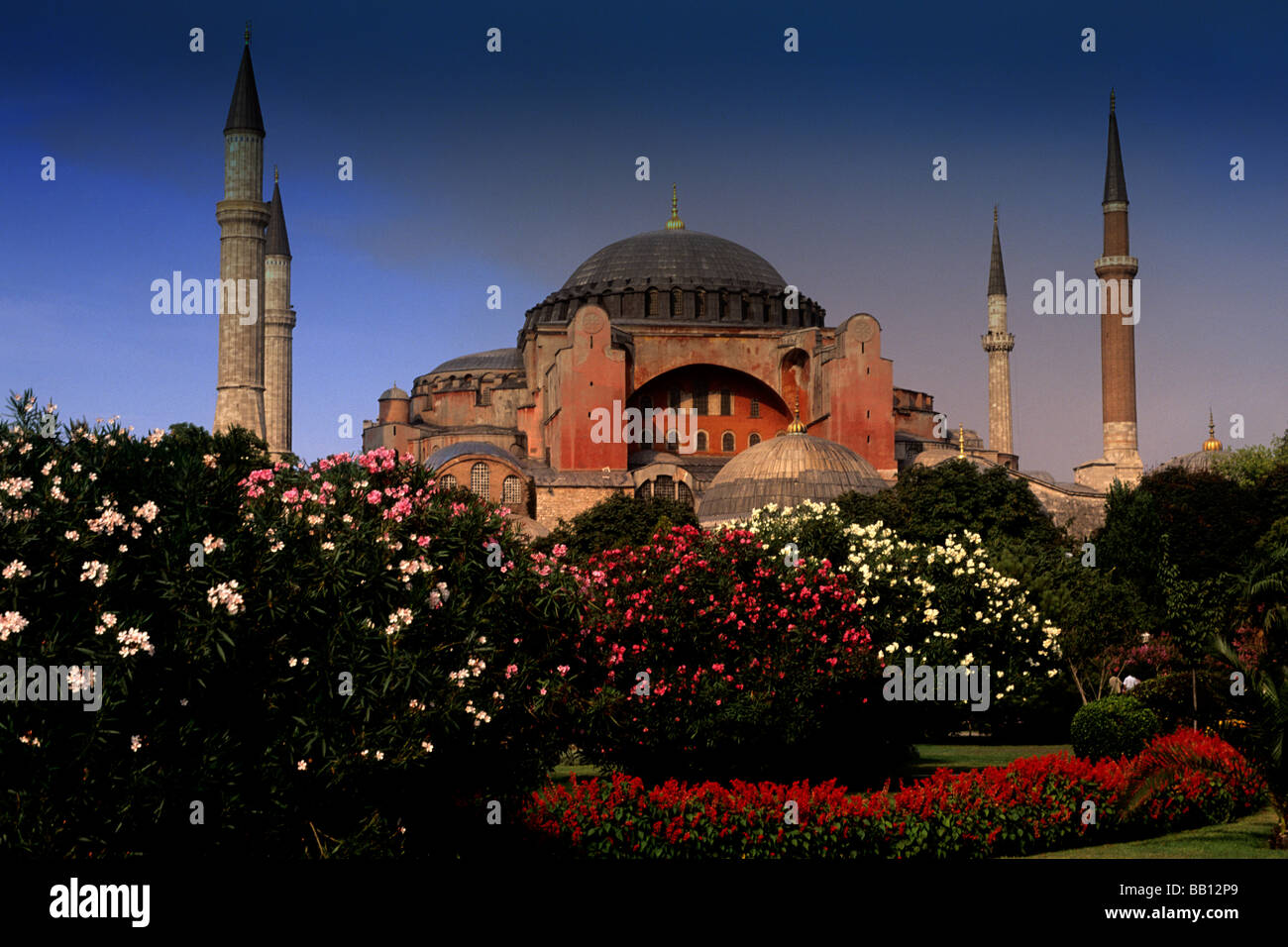 Beautiful Saint Sophia Church Hagai Sophia Built in 1453 in Istanbul Turkey Stock Photo