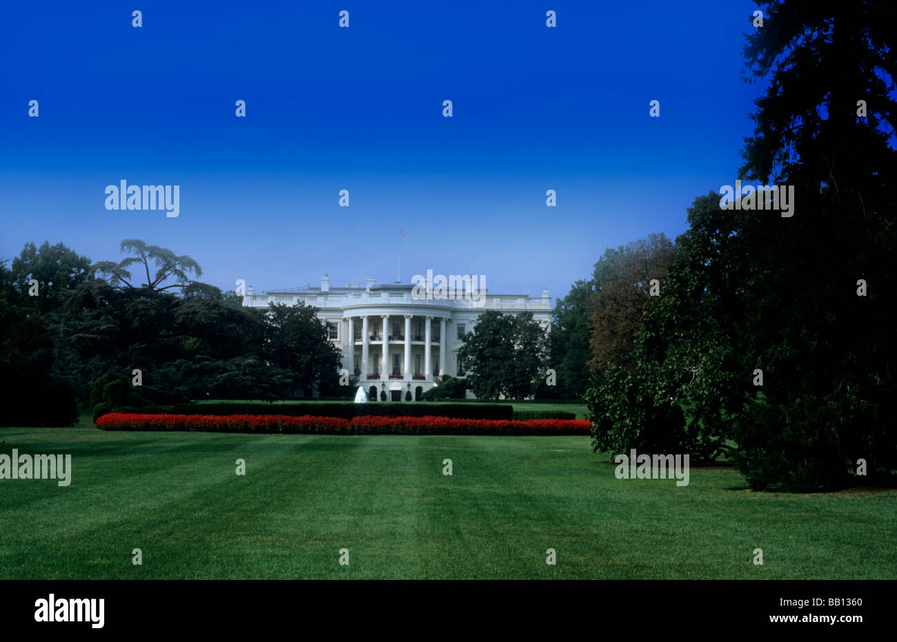 The beautiful color of the famous Presidents White House of government