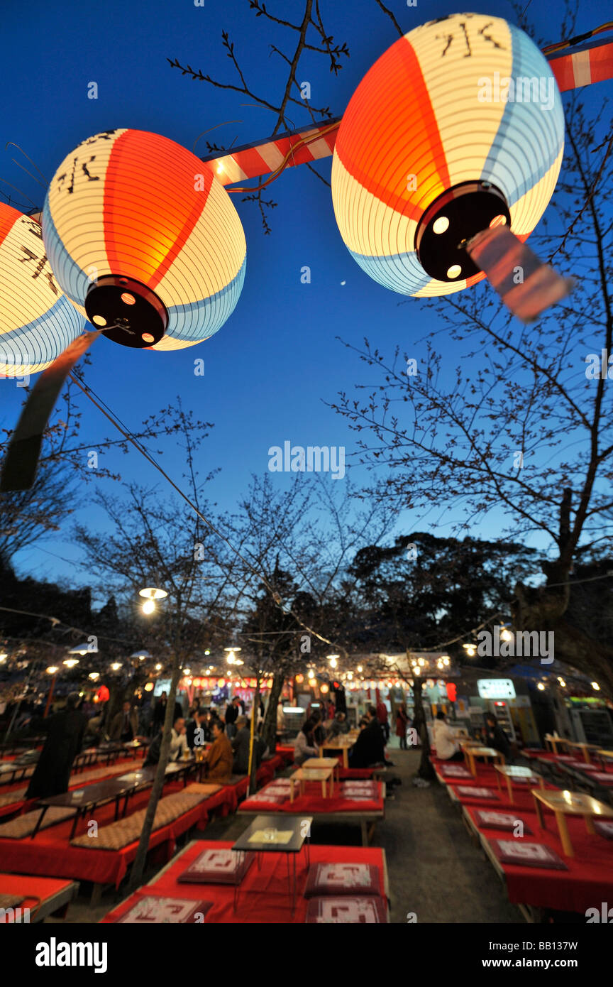 Cherry Blossoms Festival at Maruyama Park, Kyoto JP Stock Photo