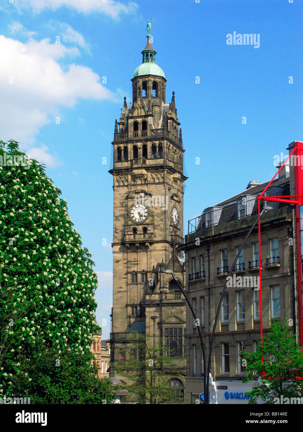 Sheffield Town Hall Stock Photo - Alamy