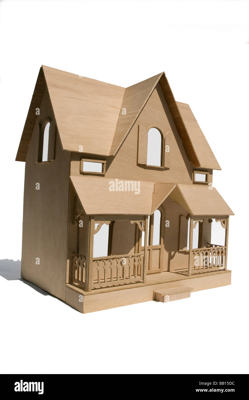 Model of two storey house Stock Photo - Alamy