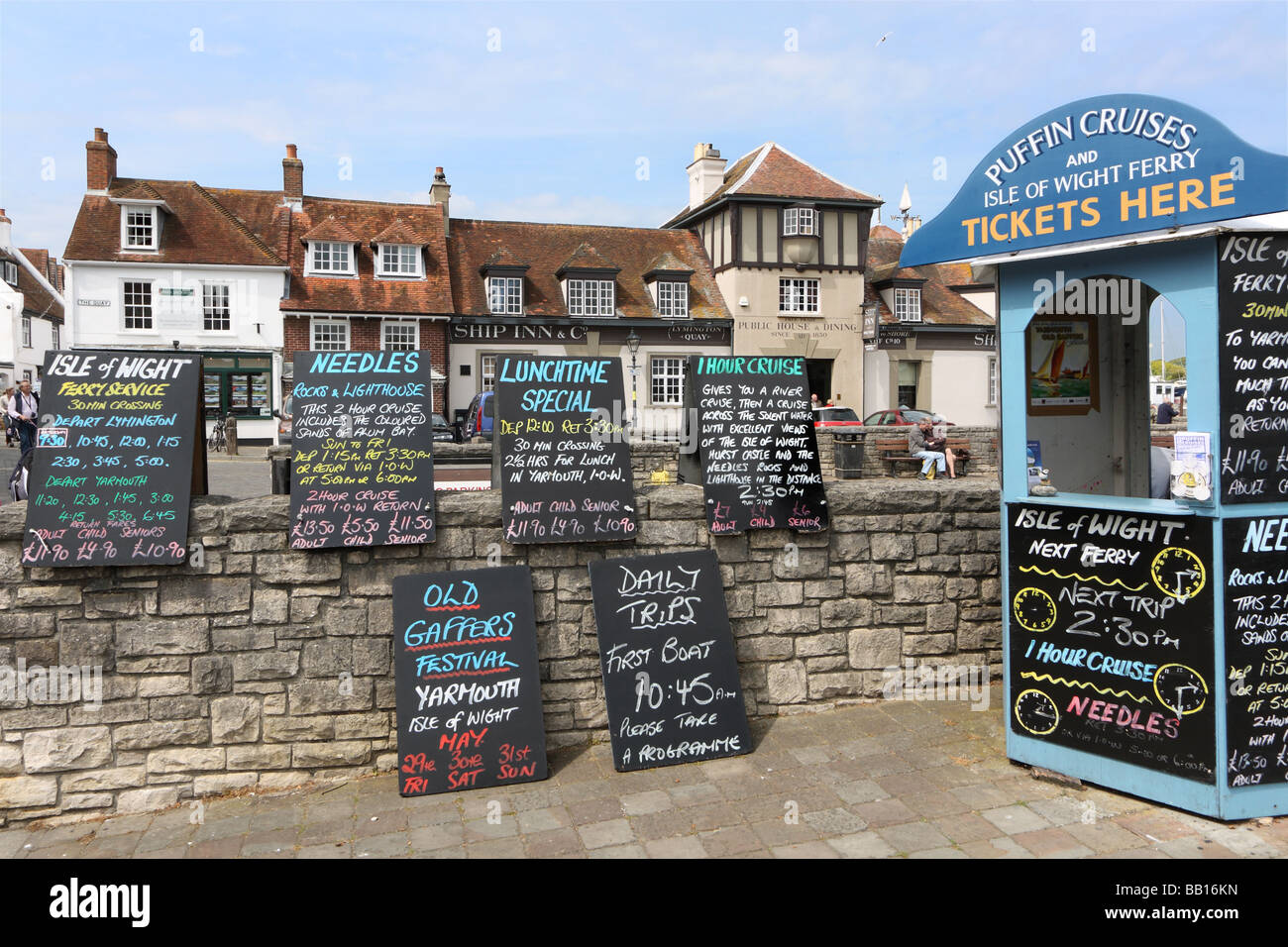 Boat trips from Lymington, Hampshire, England, United Kingdom Stock