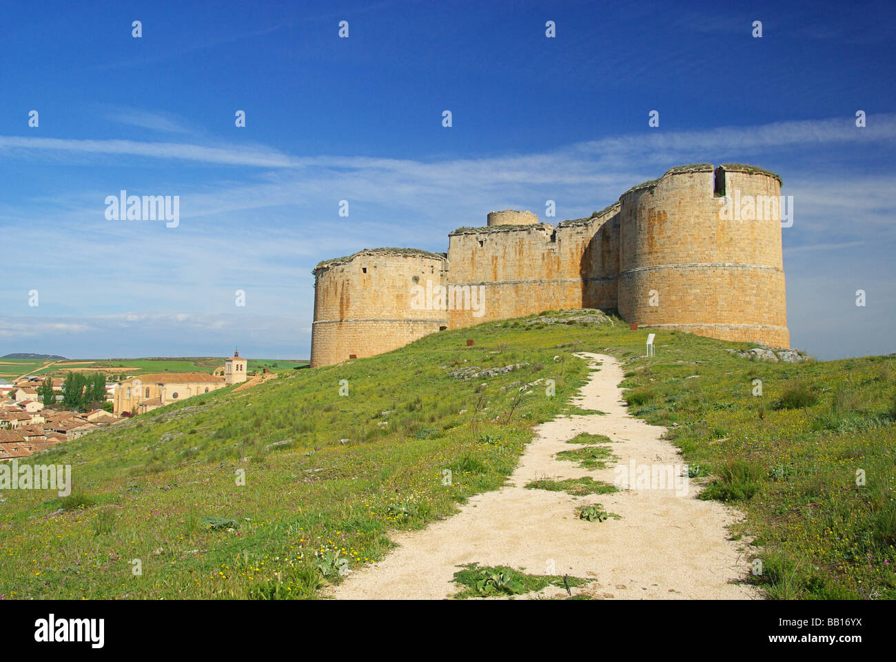 Berlanga de Duero Castillo 01 Stock Photo Alamy
